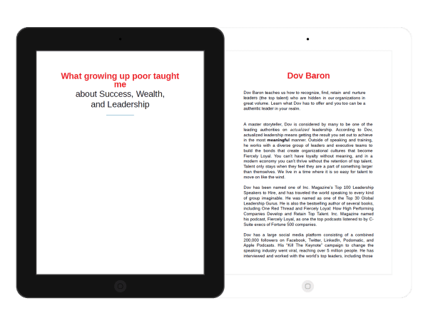 What Growing Up Poor Taught Me - eBook - Page 1 and Author